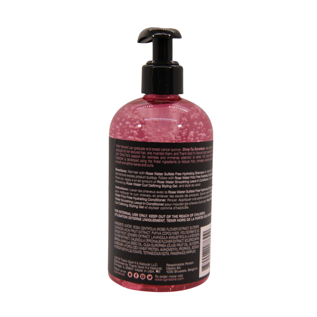 TGIN Rose Water Curl Defining Styling Gel