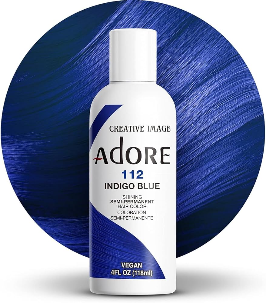ADORE SEMI H/C 4 OZ - 112 INDIGO BLUE