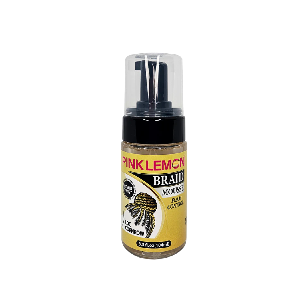 Pink Lemon Braid Mousse Foam Control 3.5 fl oz