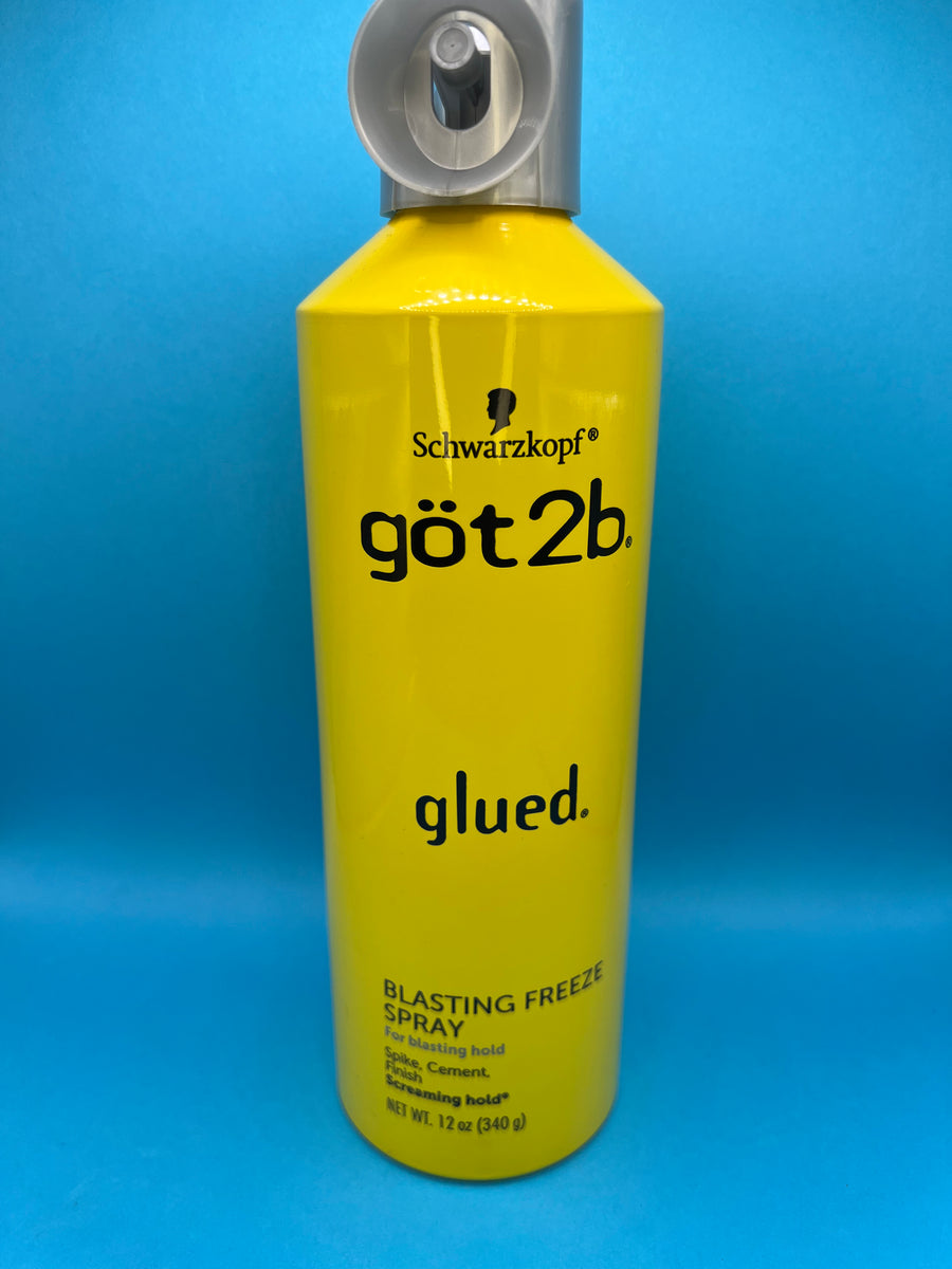 Schwarzkopf Glued Freeze Spray, Blasting Hold 4 - 12 oz