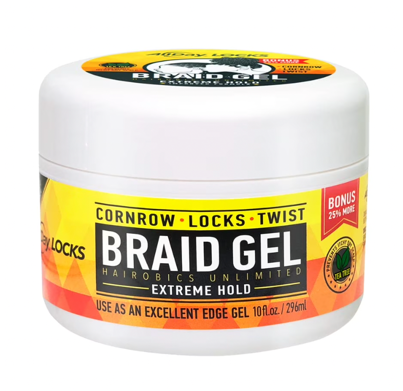 ALLDAY LOCKS BRAID GEL 10 FL OZ