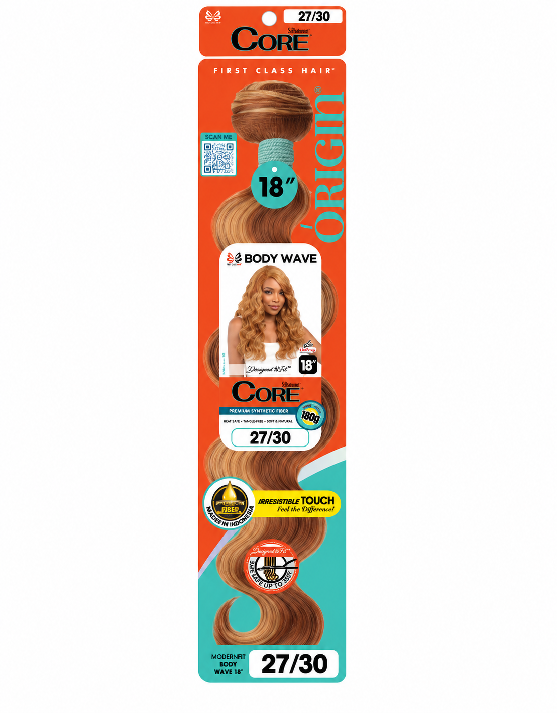 BOBBI BOSS CORE BODY WAVE 18 INCH BUNDLE COLOR 27/30