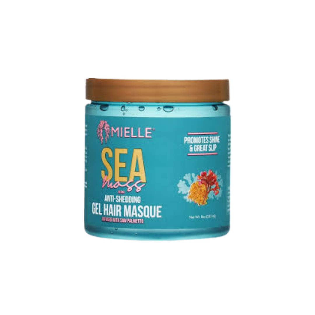 MIELLE SEA MOSS ANTI SHEDDING GEL HAIR MASQUE 8 OZ