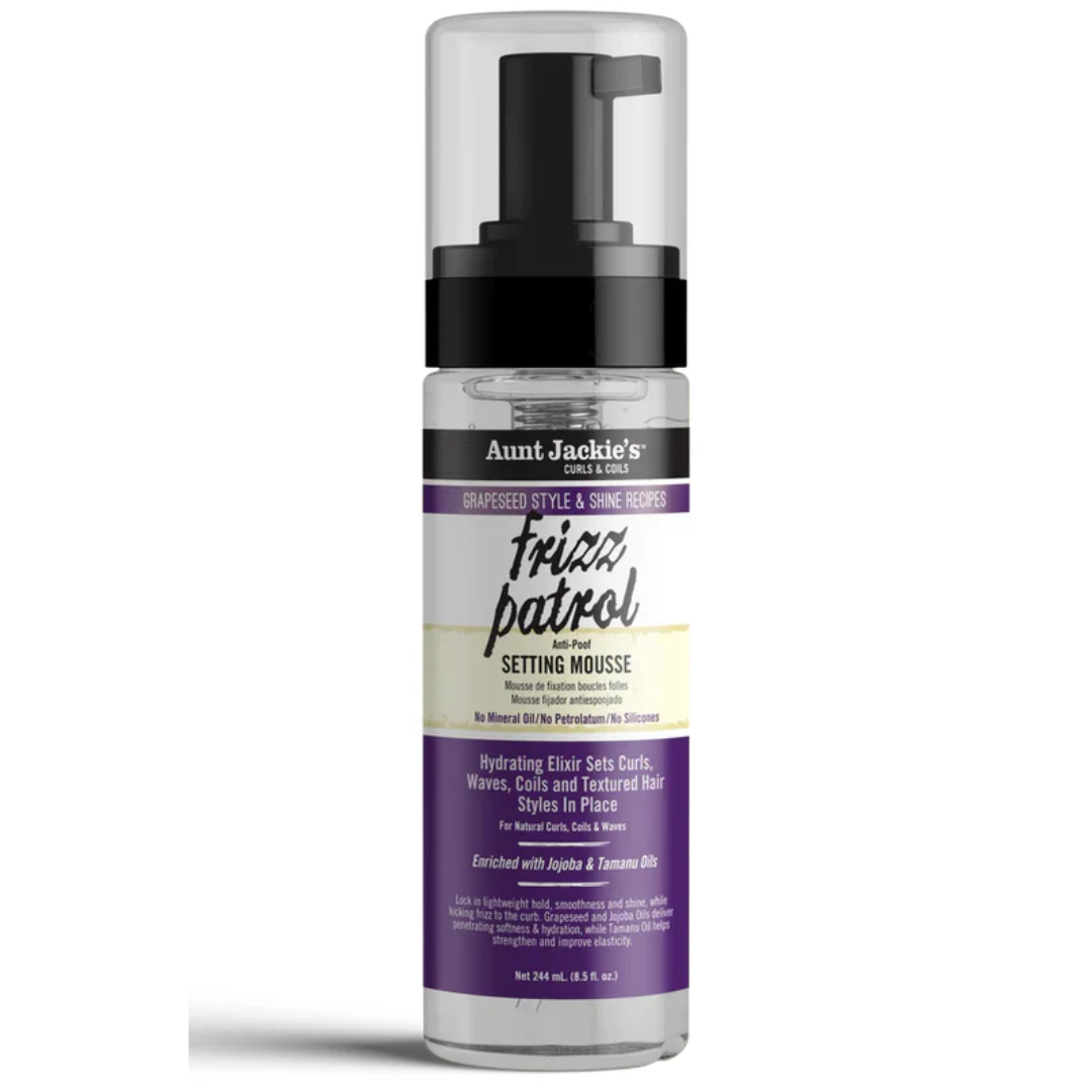 Aunt Jackie's Frizz Patrol Setting Mousse 8.5 oz