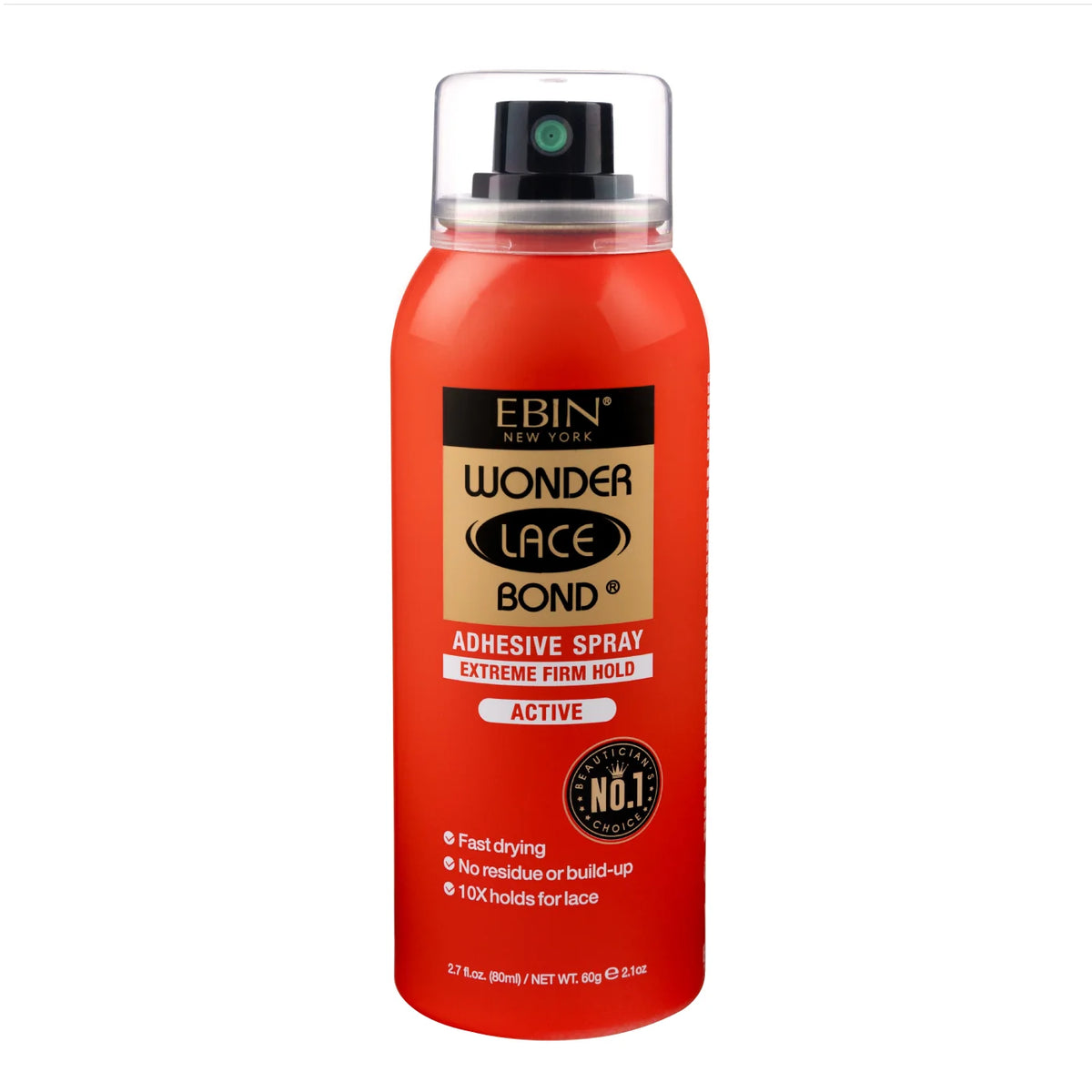 EBIN WONDER LACE BOND ADHESIVE SPRAY EXTREME FIRM HOLD ACTIVE 2.7 FL OZ