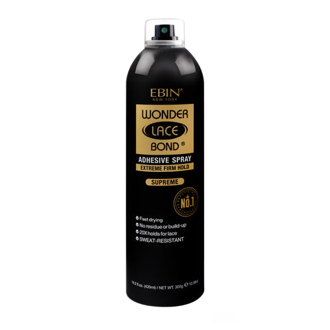 EBIN WONDER LACE BOND ADHESIVE SPRAY EXTREME FIRM HOLD SUPREME 6.08 FL OZ