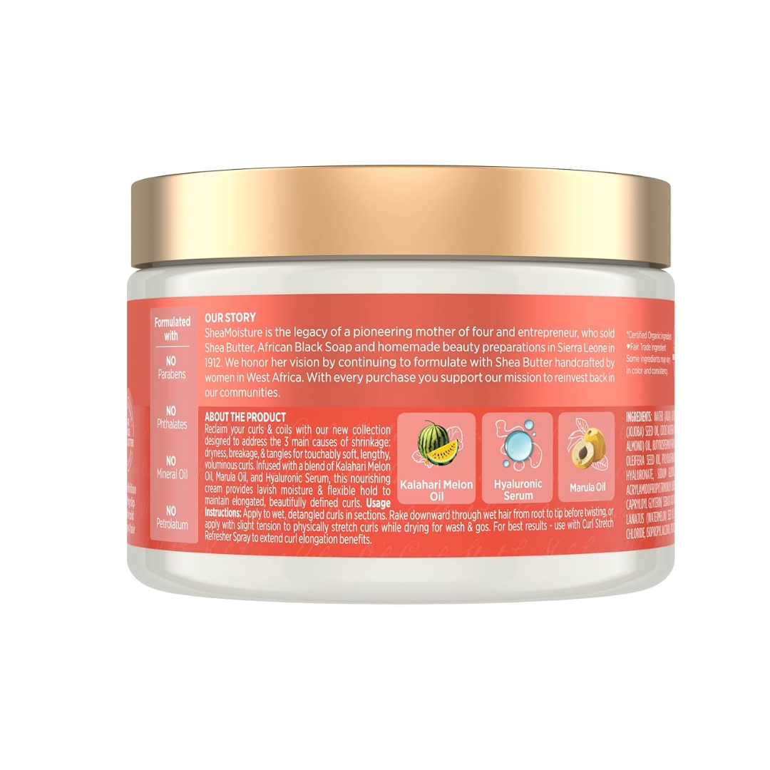 SHEA MOISTURE KALAHARI MELON OIL CURL STRETCH VOLUME CREAM 11 FL OZ