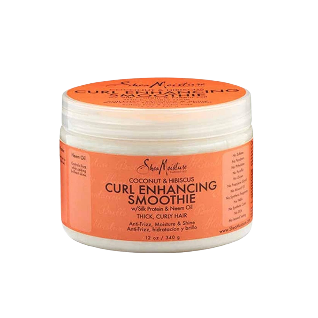SHEA MOISTURE COCONUT & HIBISCUS CURLENHANCING SMOOTHIE W/ SILK PROTEIN & NEEM OIL
