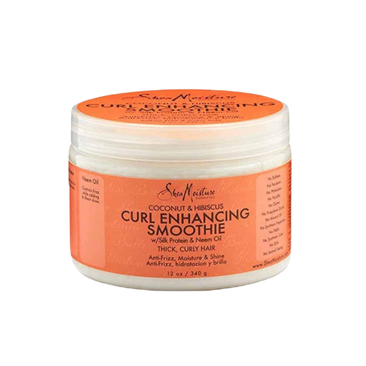 SHEA MOISTURE COCONUT & HIBISCUS CURLENHANCING SMOOTHIE W/ SILK PROTEIN & NEEM OIL
