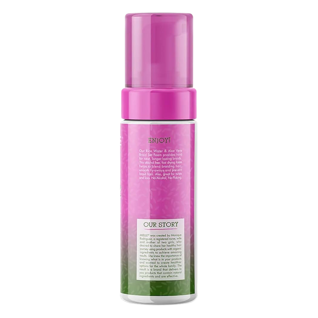 Mielle Rice Water & Aloe Vera Braid Set Foam