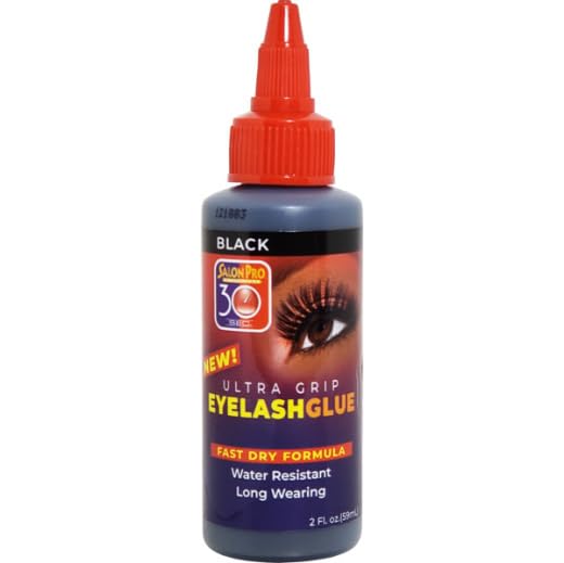 SALON PRO 30 SECOND LASH GLUE BLACK 2 FL OZ