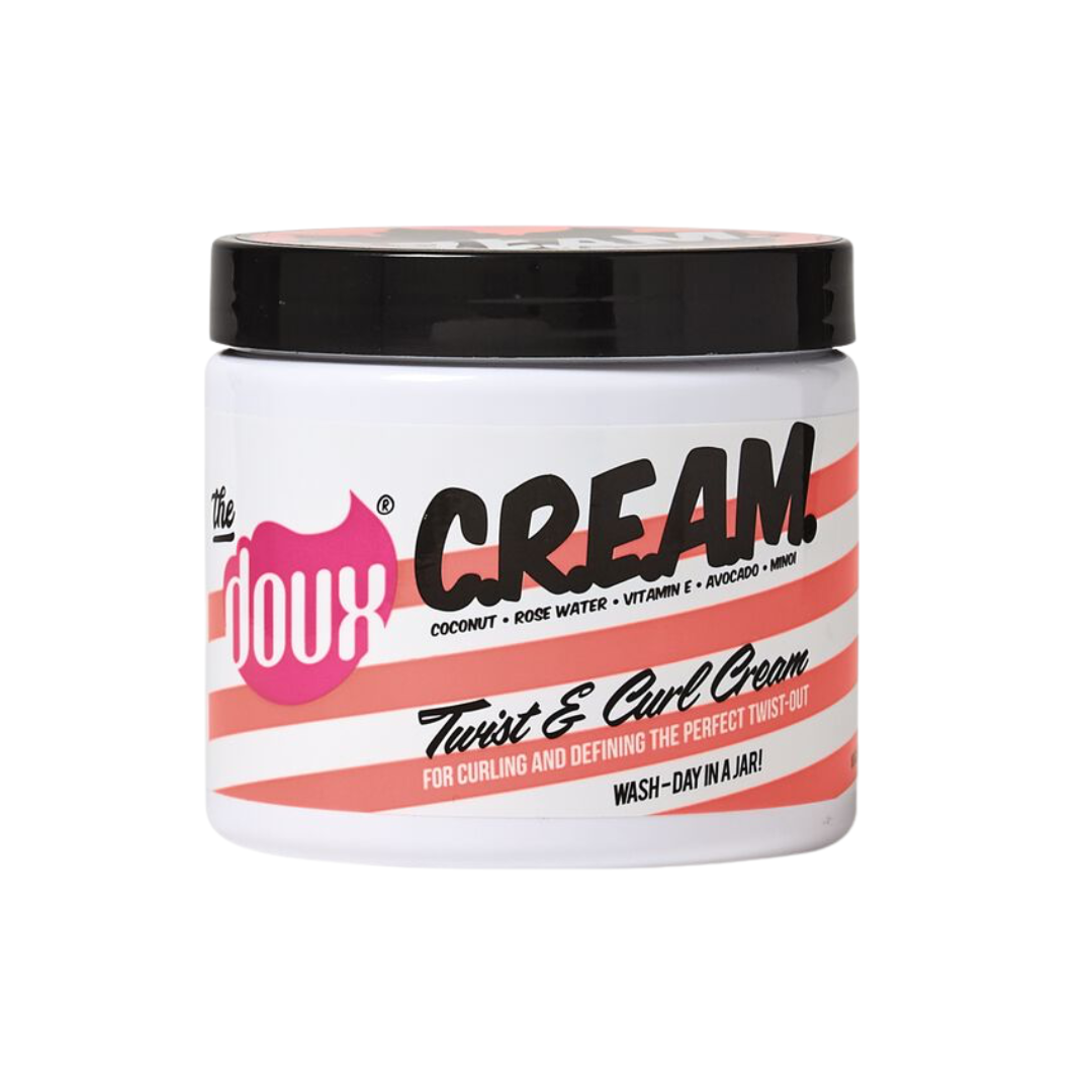 THE DOUX C.R.E.A.M TWIST + CURL CREAM 16 OZ