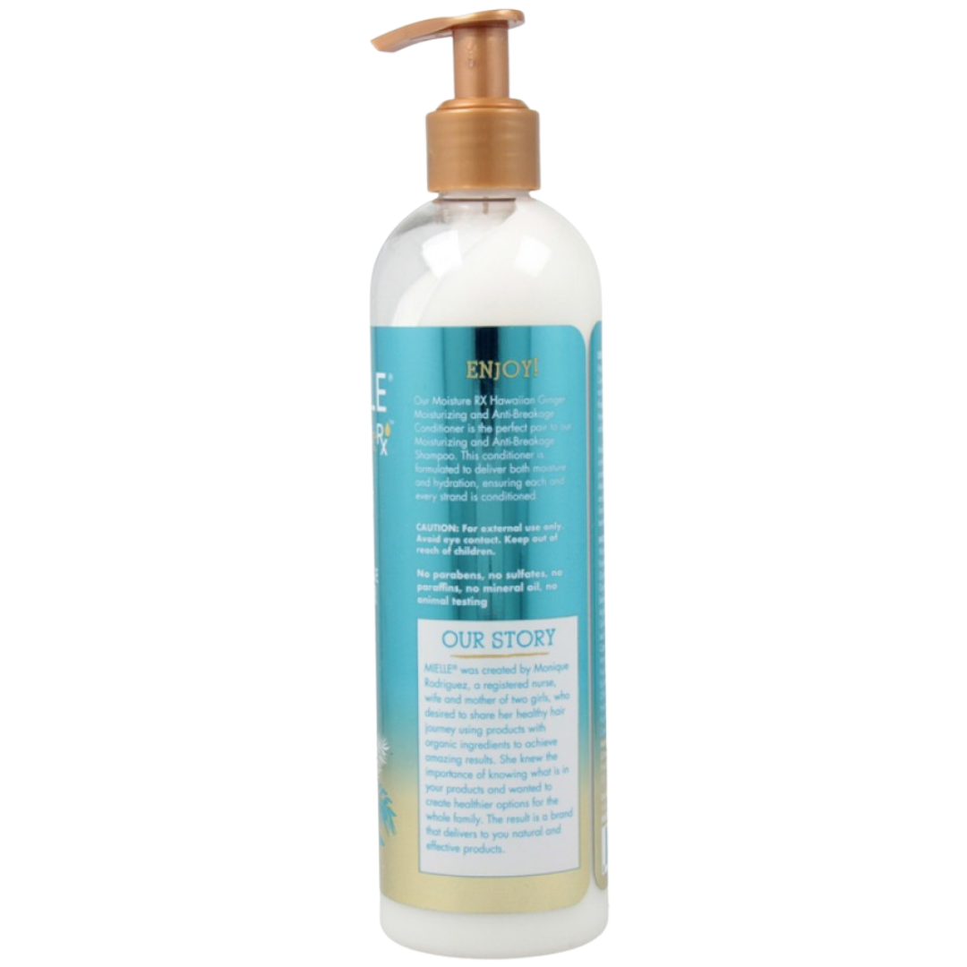 MIELLE MOISTURE RX HAWAIIAN GINGER MOISTURIZING AND ANTI BREAKAGE CONDITIONER 12 OZ