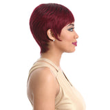EMPIRE WIG 100% HUMAN HAIR CELEBRITY SERIES MILEY T1B/RED