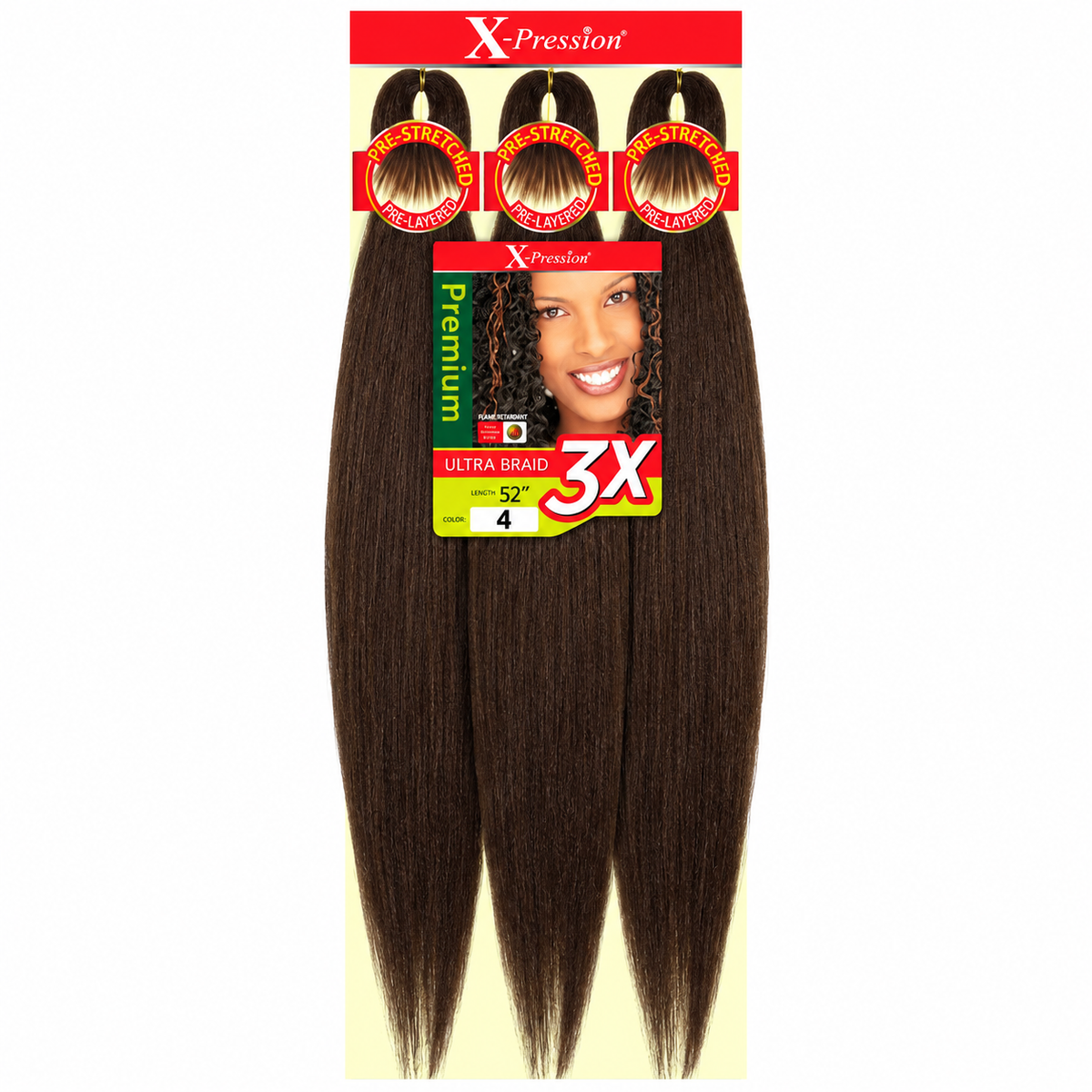 OUTRE XPRESSION BRAID HAIR COLOR 4 - 52''
