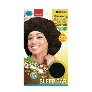 Q-Fitt X-Large Sleep Cap, BLACK