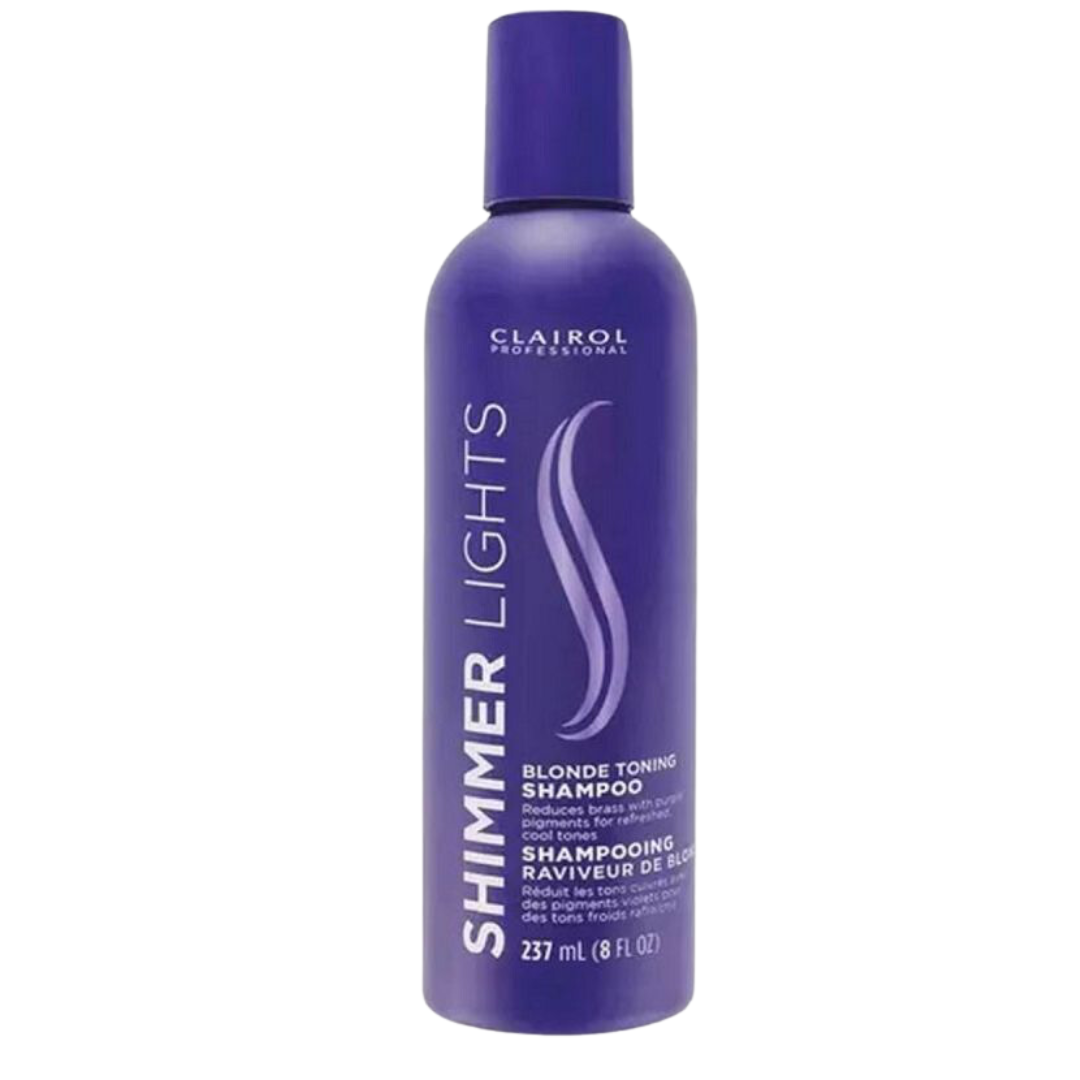 Clairol Shimmer Lights Blonde Toning Shampoo 8 fl oz