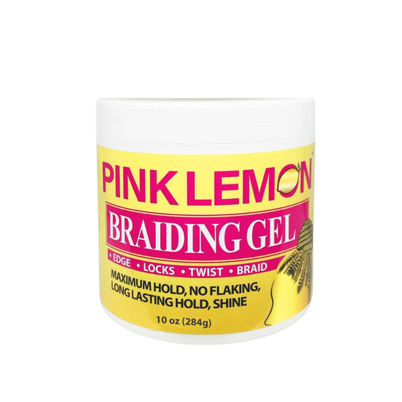 Pink Lemon Braiding Gel 10 oz