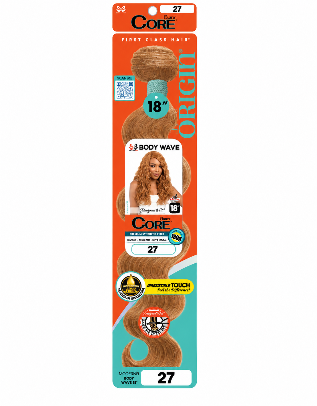 BOBBI BOSS CORE  BODY WAVE 18 INCH BUNDLE COLOR 27
