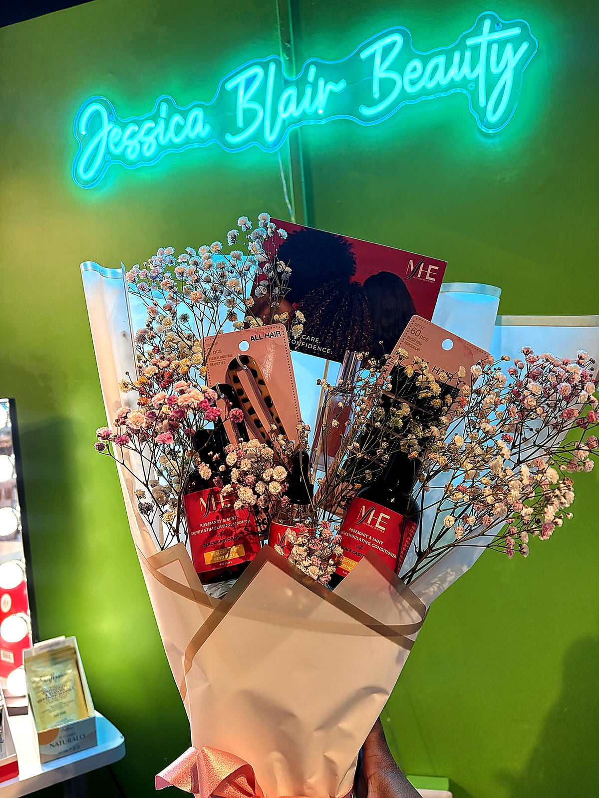 Moy Hair Essentials X Jessica Blair Beauty Mother's Day Bouquet