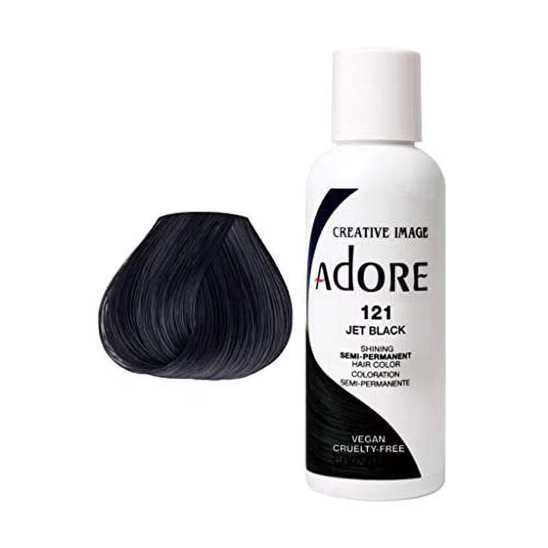 ADORE SEMI H/C 4 OZ - 121 JET BLACK