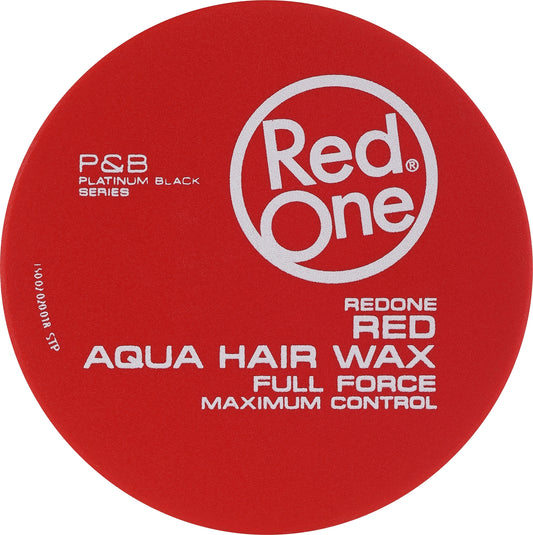 RED ONE AQUA HAIR WAX FULL FORCE MAX CONTROL 1.69 FL OZ