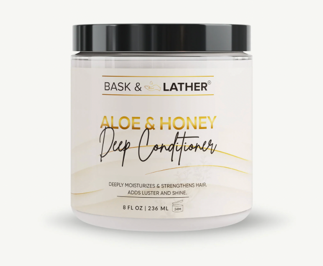 Bask & Lather Aloe & Honey Deep Conditioner 8 fl oz