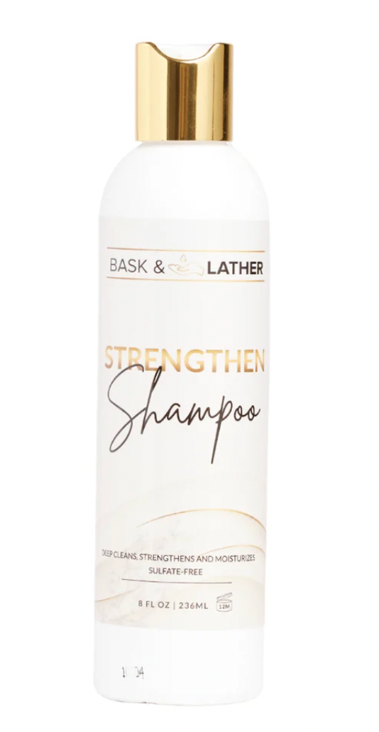 Bask & Lather Strengthening Shampoo 8 fl oz