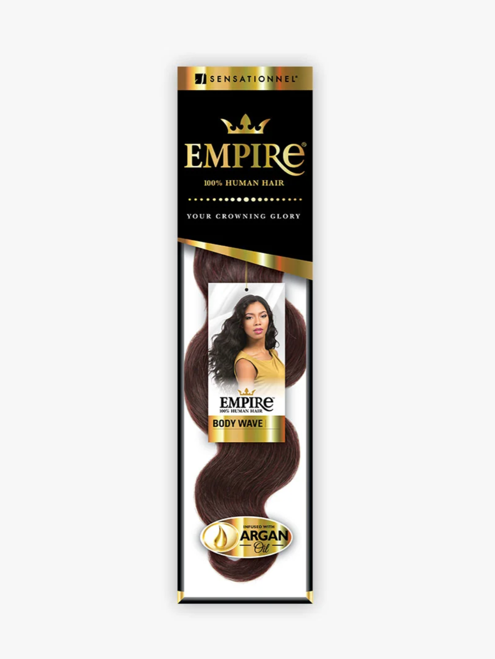 EMPIRE 100% HUMAN HAIR BODY WAVE 14'' COLOR T1B/27