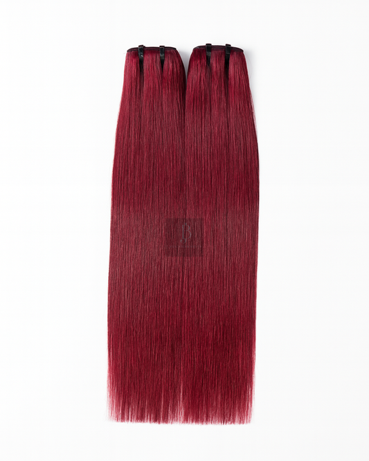 JBB Luxury Burgundy 99J Straight Hair Bundles