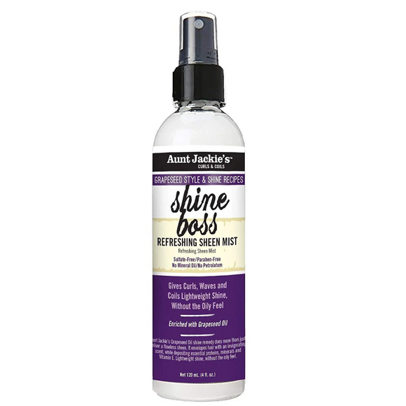 Aunt Jackie's Grapeseed Shine Boss 4 oz