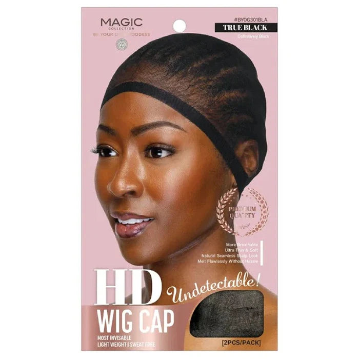 MAGIC COLLECTION HD WIG CAP UNDETECTABLE TRUE BLACK