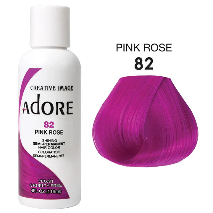ADORE SEMI H/C 4 OZ - 82 PINK ROSE